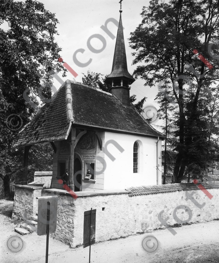 Tellskapelle bei Küssnacht | Tell Chapel at Küssnacht (foticon-simon-021-015-sw.jpg)